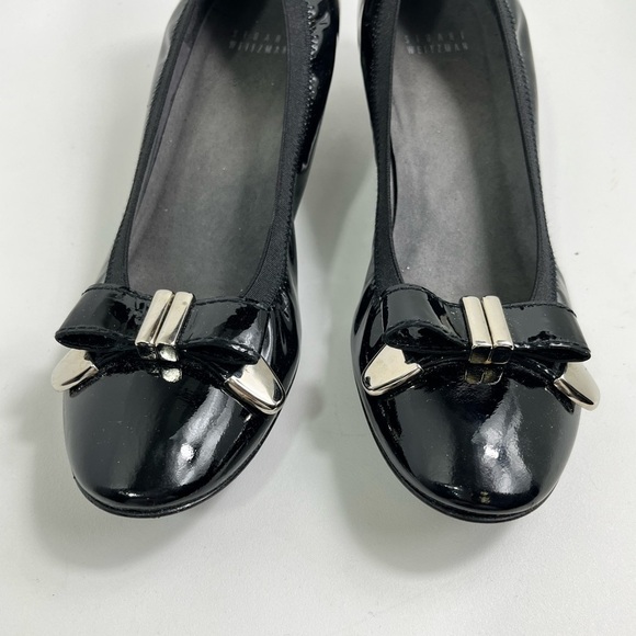 Stuart Weitzman Patent Leather Wedge Shoes - Picture 2 of 12